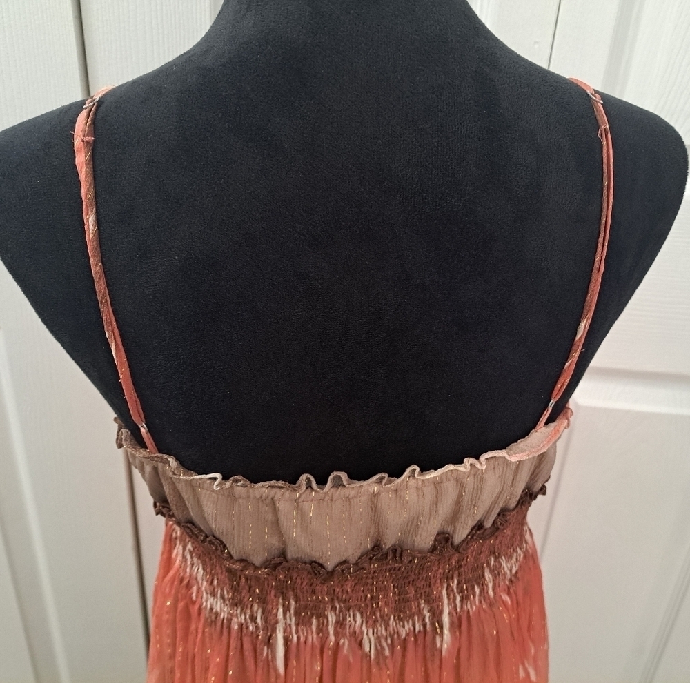 BCBGMAXAZRIA Silk Ombre Dress Size M - Picture 6 of 16